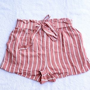 Pink striped shorts!